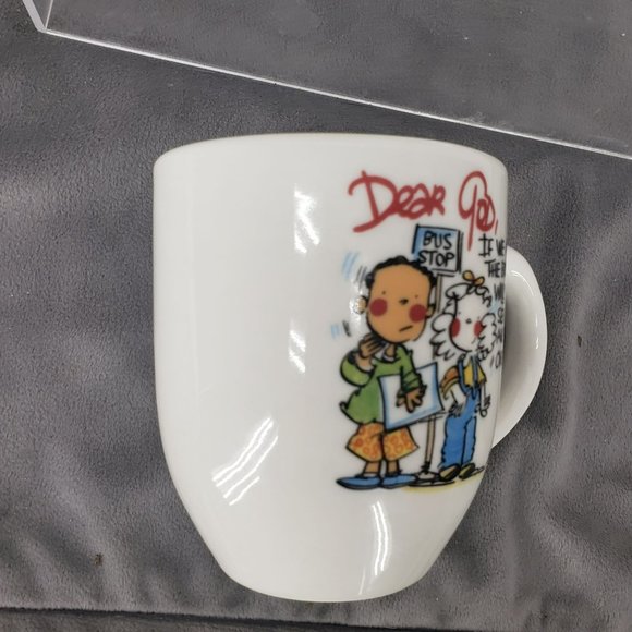 Plate Royal Norfolk Display 8" Dear God If We Miss The Bus Will You Send Another - Picture 7 of 10